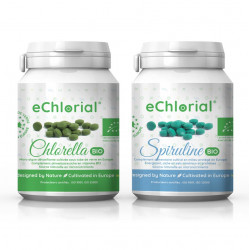 ¡Duo descubrimiento ! (2x100g) Chlorella ecológica + Spirulina